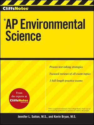 cover image of CliffsNotes AP Environmental Science